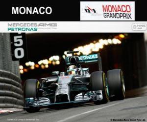 yapboz Lewis Hamilton - Mercedes - Grand Prix Monaco 2014, gizli bilgi 2.